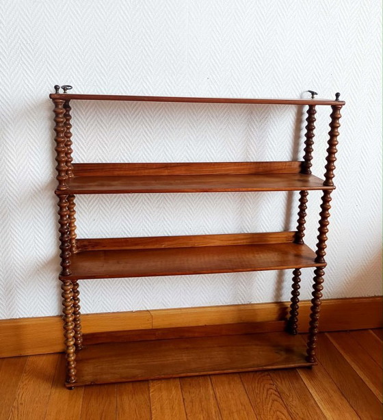 Image 1 of Napoleon III Gedraaide Kolom Wandplank