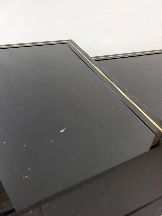Tables d'appoint de Pierre Vandel 1970 – Crystal, Metal, Vintage (photo 9 of 10)