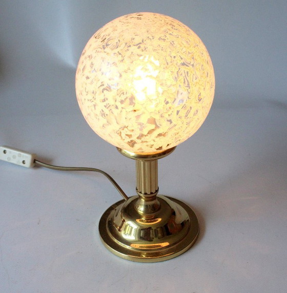 Image 1 of Lámpara de mesa con diseño de los años 70, lámpara de globo