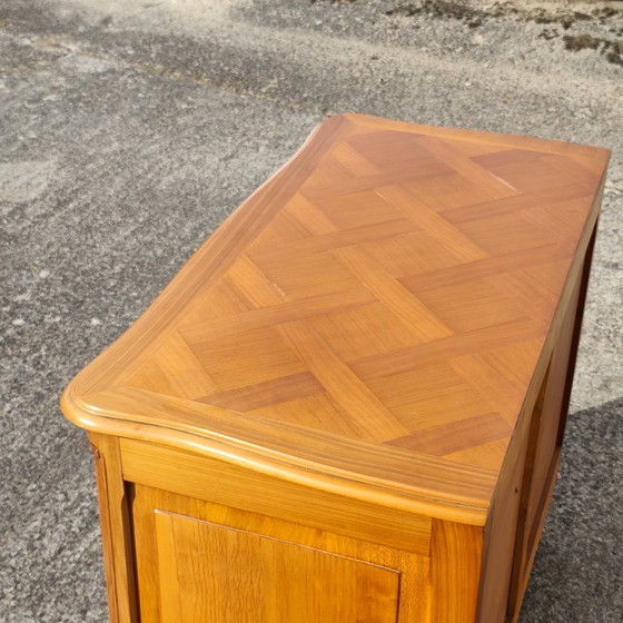 Vintage Franse ladekast van kersenhout - Commode - Louis XV-stijl - jaren 70 – Ladekasten, Metal, Other (photo 15 of 22)