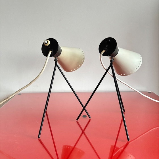 Image 1 of Set of bedside table lamps by J. Hurka