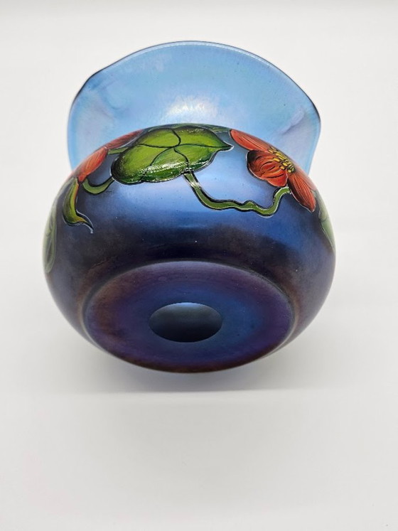 Piccolo Vaso in Vetro Art Nouveau – Glashüttenwerke Buchenau / Betty Hedrich attr. (ca. 1900) – Vasi (photo 13 of 16)