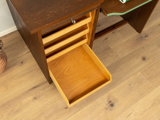 Schreibtisch aus den 1950er Jahren – Wood, Brass (photo 6 of 12)
