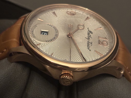 Mathey tissot limited edition gold plated 