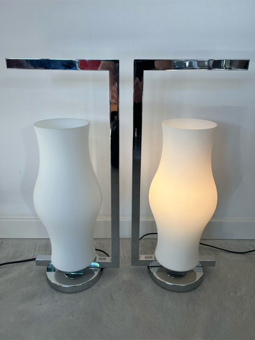 2 x Lampada da tavolo Artemide Galatea