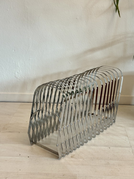 Image 1 of Revistero cromado, armónica, Luther Evans