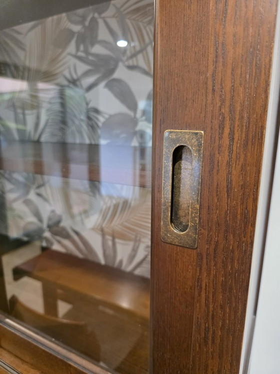 Credenza in Legno Massello di Castagno – Credenze, Glass, Wood (photo 2 of 6)