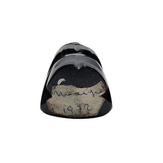 Image 1 of Vintage Obsidian Aztec idol statue