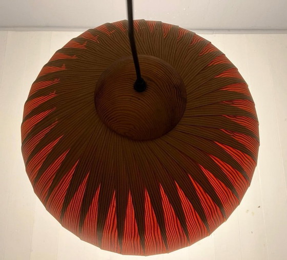 Image 1 of Deckenlampe/Deckenleuchte von Hans Agne Jakobsson, Teakholz, Schweden, 1970er Jahre