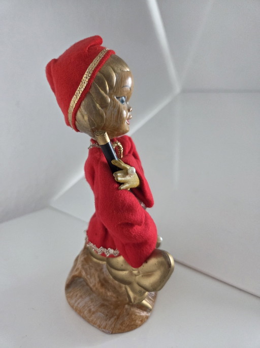 Figurina Pixie Tilso „Golden Fantasy“ Mid-Century – Figurina da Collezione Anni '50 – decoratieve objecten (photo 2 of 5)