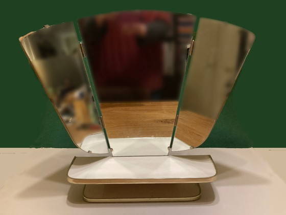 Image 1 of Triptych mirror 1950s