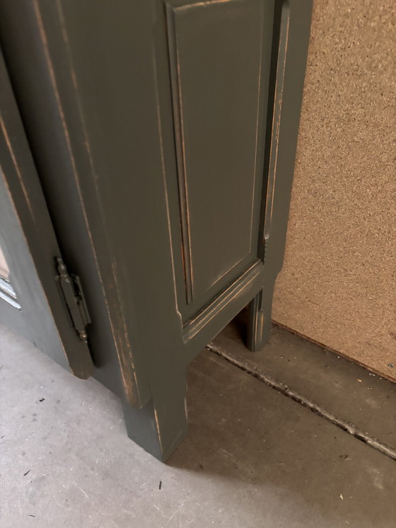 Image 1 of Vintage Brocante vitrinekast 