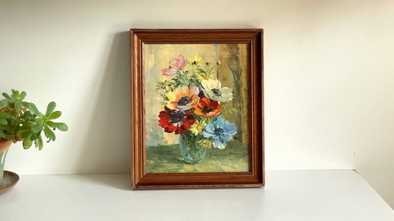 Image 1 of PAINTING Bouquet with Anemones