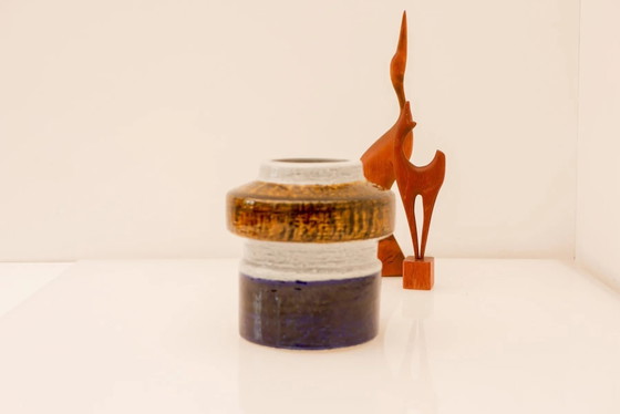Image 1 of Vase Titus en poterie par Olle Alberius pour Rörstrand, Suède, années 1960