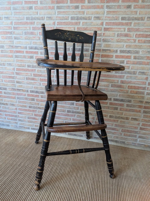 Classic Children's Wooden High Chair