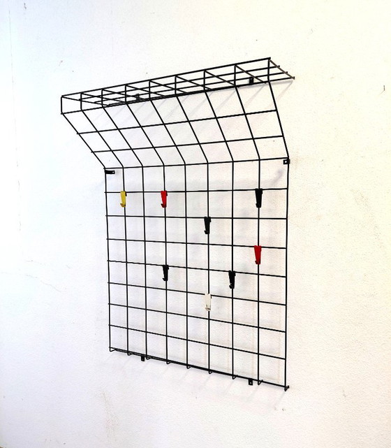 Image 1 of Armadio a muro in filo metallico Karl Fichtel anni '60