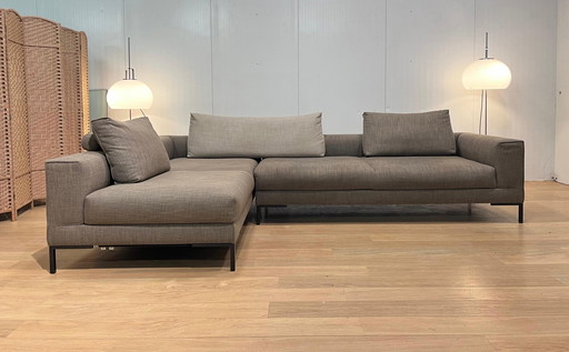 Divano angolare Aikon Lounge marrone di Design on Stock