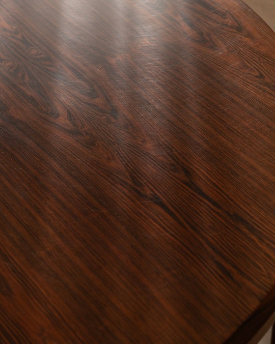 Image 1 of Mid Century Rosewood Round Coffee Table Model 283 by Johannes Andersen for CFC Silkeborg, 1960s