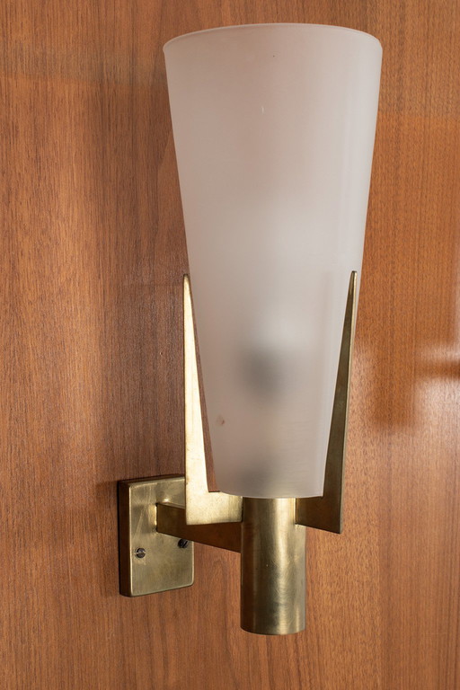 Pair of stylish wall lamps