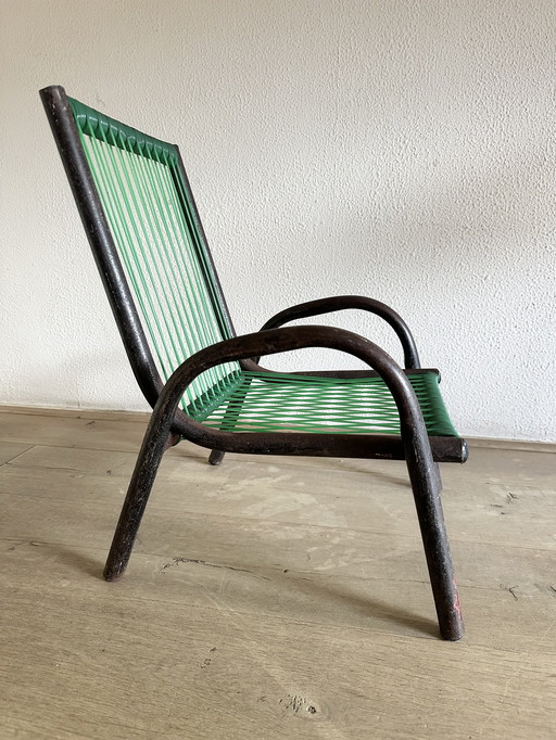 Vintage industrial children's chair 1955