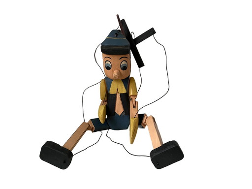 Vintage wooden Pinocchio