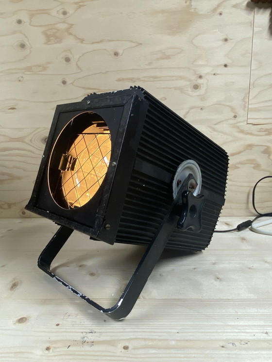 Image 1 of Lampe de théâtre vintage - accroche-regard - maintenant avec ampoule à économie d'énergie