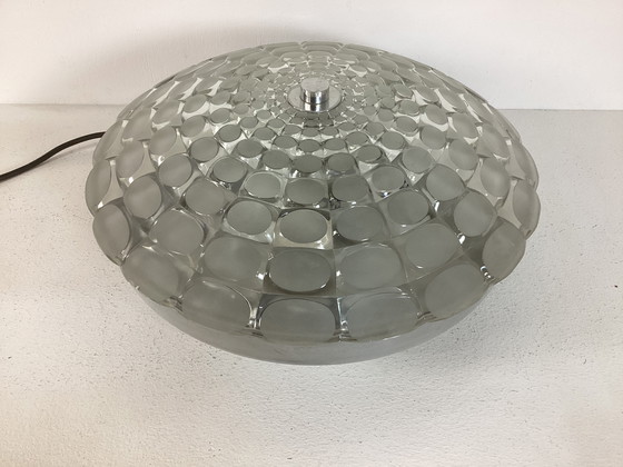 Image 1 of Vintage glass Peill & Putzler seventies wall-ceiling lamp