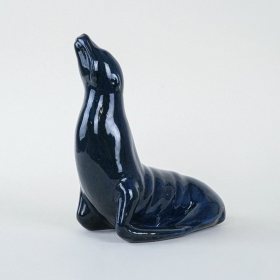 Image 1 of Figurine de sceau en céramique, design italien, années 1960, fabriquée en Italie