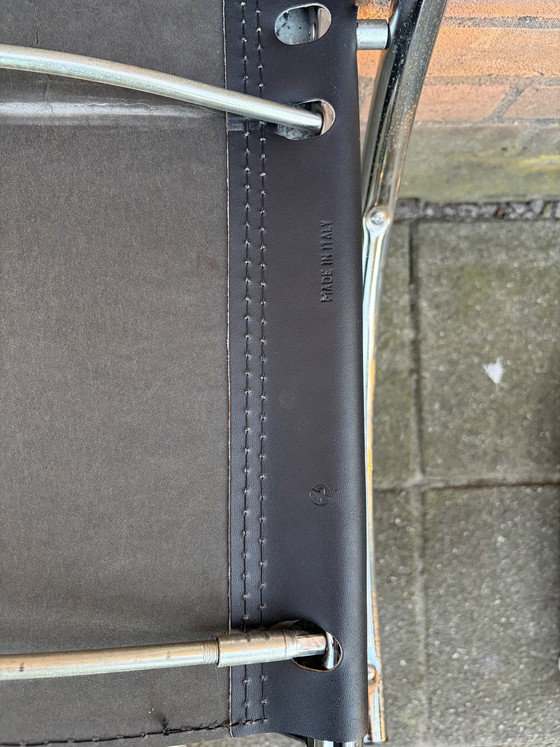 Image 1 of 4 chaises italiennes vintage à structure tubulaire, années 70/80