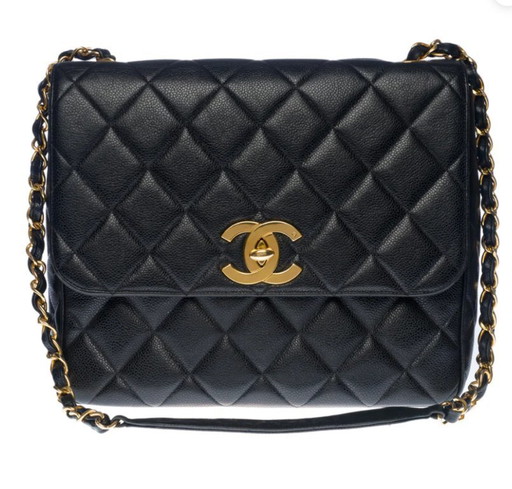 Borsa CHANEL Timeless/Classique in Cuir Noir - 100497