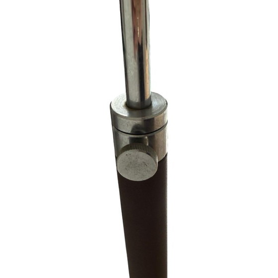 Image 1 of Dijkstra - Zeldzaam model - Space Age Design / MCM Vloerlamp met twee bogen - Gerookt Acryl