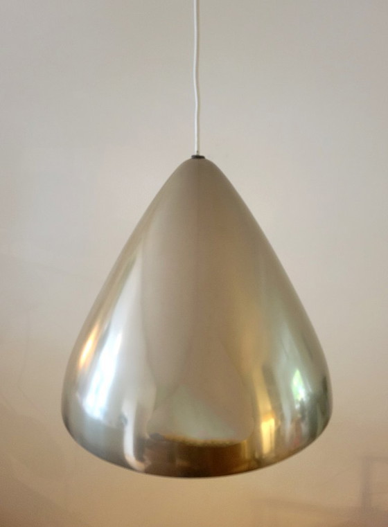 Image 1 of Lampada a sospensione conica vintage di Lisa Johannson Pape per Orno