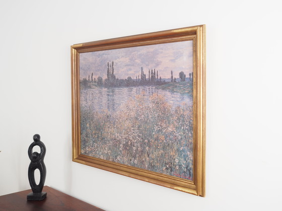 Image 1 of Tableau "La prairie bleue", copie, Claude Monet