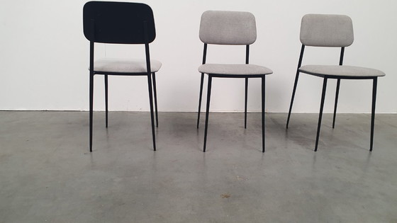 Image 1 of Silla de diseño Ethnicraft DC gris claro, ex showroom