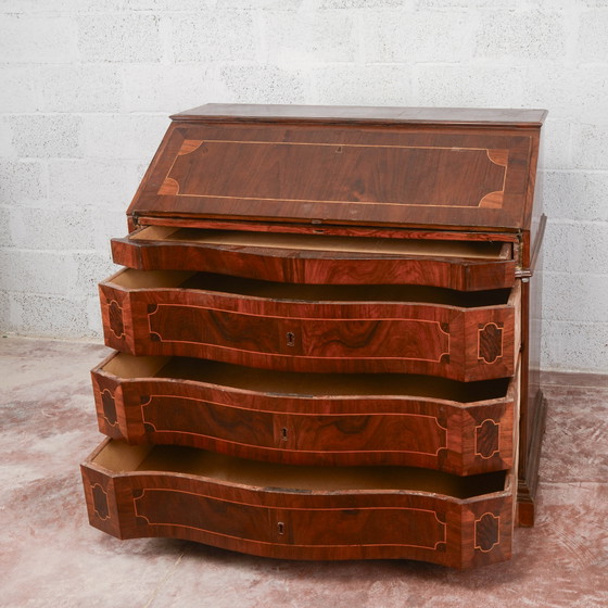 Early 19th Century Secretaire with Hidden Compartments – Desk, Wood, Klassiek (photo 9 of 26)