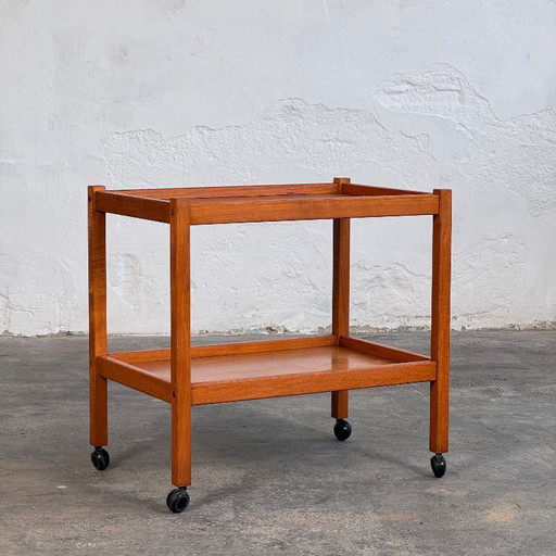 Danish Teak Bar Trolley, 1960