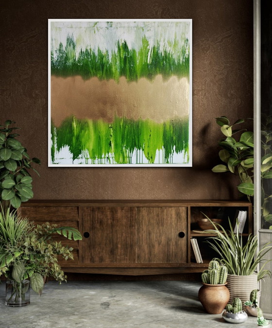 Image 1 of Natia Antadze Abstract Composition 90x90 cm