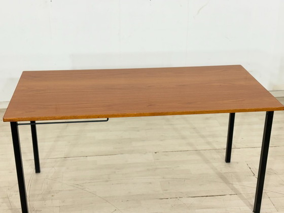 Image 1 of Tavolo da pranzo vintage in teak / Scrivania Labofa / Tavolo da cucina / Tavolo da ufficio / Tavolo in legno