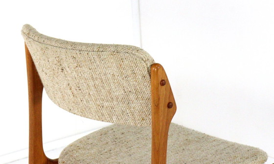 Image 1 of Ensemble de 6 chaises Erik Buch pour O.D. Mobler modèle 49 vintage