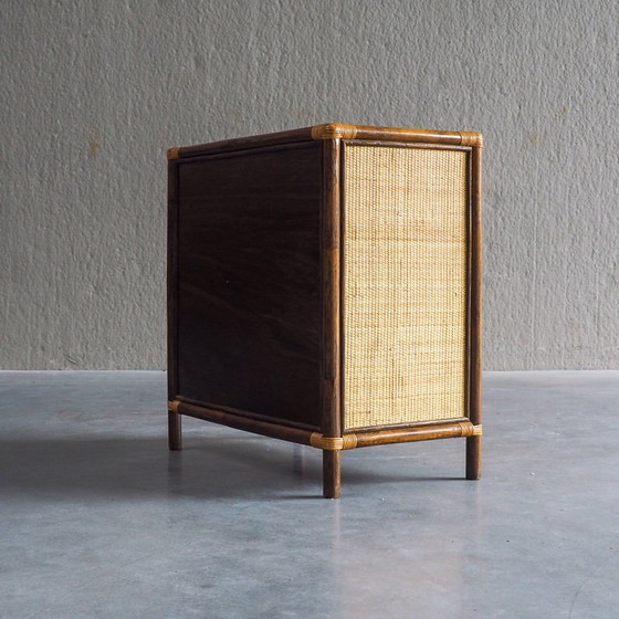 Vintage Rattan & Woven Cane Cabinet – Storage cabinet (photo 12 of 17)