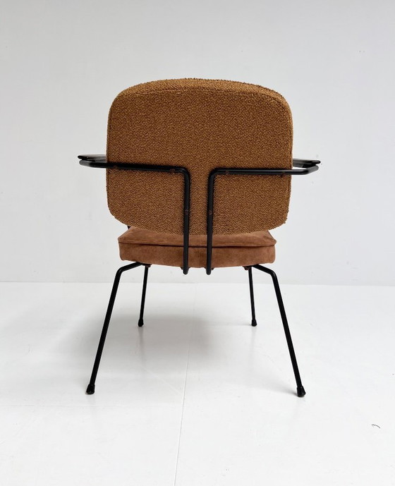 Image 1 of Model 5002 armchair with side table by Rudolf Wolf for Elsrijk, 1950s