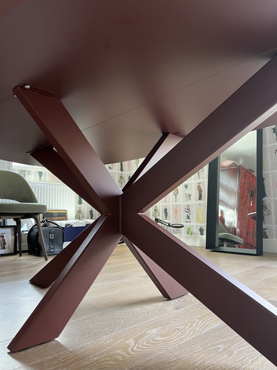 Eettafel Table Du Sud Z.G.A.N. – Metal, Wood (photo 6 of 8)