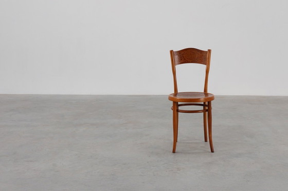 Image 1 of Art Deco Bugholzstuhl von J & J Kohn, Österreich ca. 1910