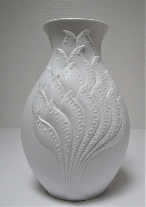 Vase Manfred Frey Ak Kaiser Porcelain Biscuit Plant Design