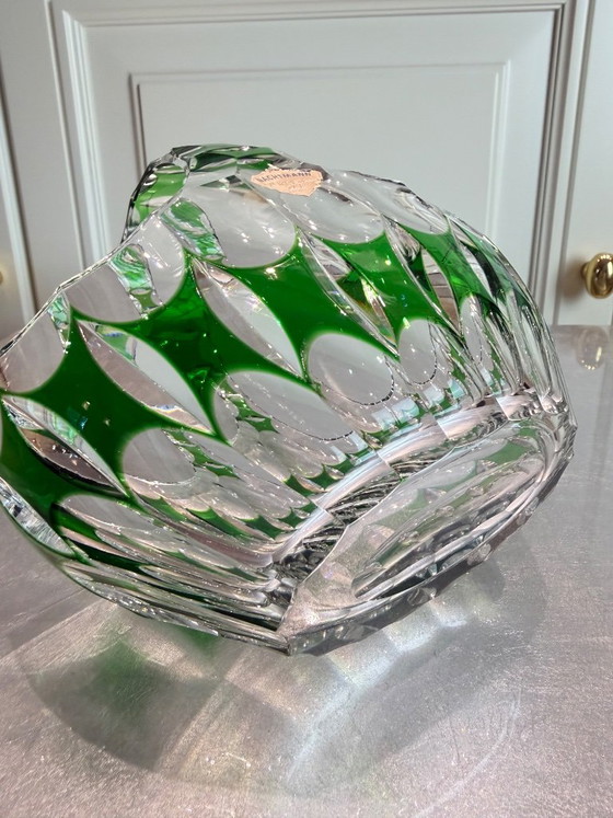 Nachtmann Cristallo al Piombo – Cesto di Cristallo Verde con Manico – 24 % Ossido di Piombo – Ciotole (photo 5 of 8)