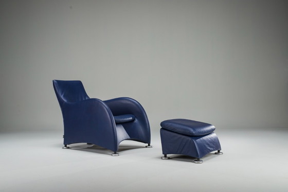Image 1 of Set Loge Loungestoel & Ottoman van Gerard Van Den Berg voor Montis, jaren 1990