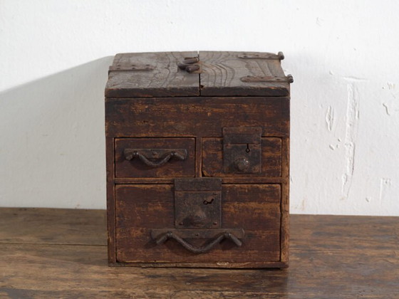 Cassettiera giapponese antica piccola con cassetti – Giappone, circa 1900 – Cassettiere (photo 27 of 40)