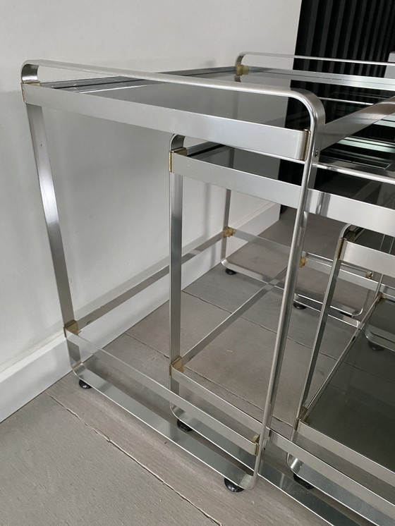 Image 1 of 3 bijzettafels vintage