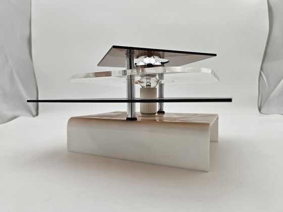 Image 1 of Wall lamp plastic Herda 1970s