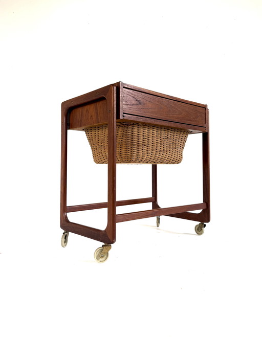 Scatola da cucito vintage danese, BR Gelsted anni '60